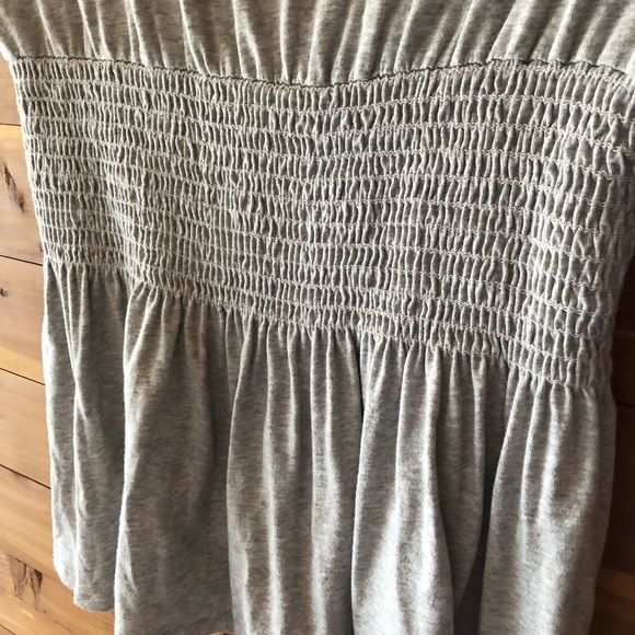 Soprano. Grey peplum top. Size M. - Picture 2 of 4